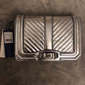 Rebecca Minkoff Chevron Quilted Love Crossbody